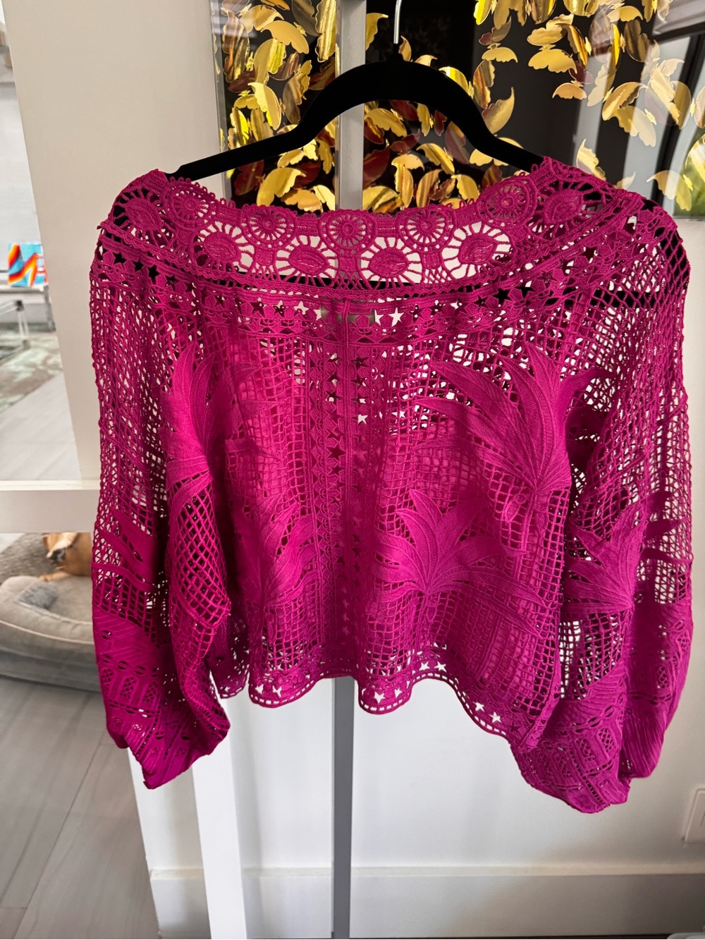 BNWT FARM RIO Alucina Luz Crop Top SZ XL - Picture 3 of 10
